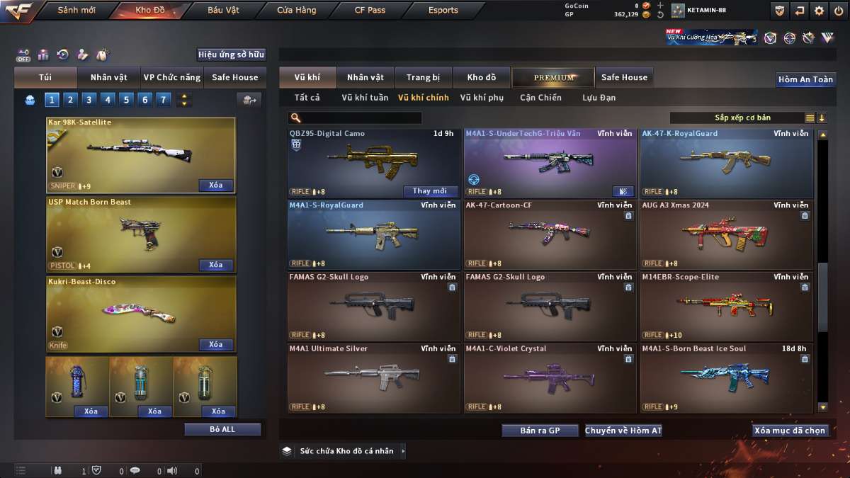 shop acc cf uy tin gia re